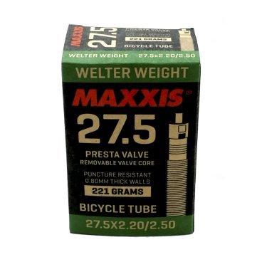 Камера Maxxis Welter Weight, 27.5x2.2/2.5, ниппель presta, велониппель, IB75097100