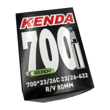 Камера велосипедная Kenda, 700 x 23/26, 23/26-622, F/V, 80 mm, 516280