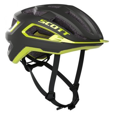 Шлем велосипедный SCOTT, Arx Plus (CE) dark grey/radium yellow, 275192-6516