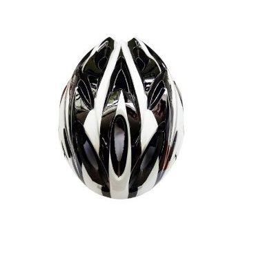 Фото Шлем велосипедный Vinca Sport, 18 отверстий, бело-черный, QY002BK