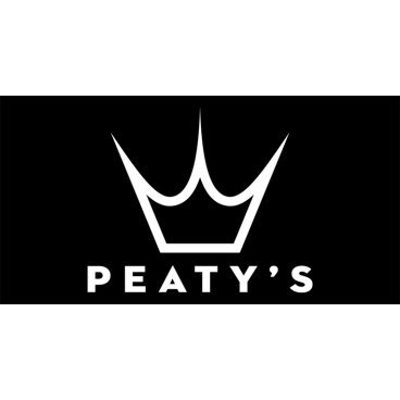 Наклейка Peaty's Crown Logo Sticker, Black, PST-CWN-BLK-100