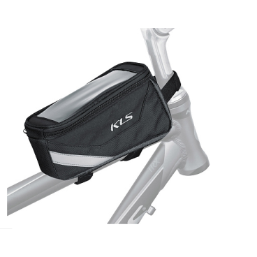 Фото Сумка велосипедная на раму KELLYS BRICK, объём 1,1л, 19х9х7см, с окошком для смартфона до 5,5", полиэстер 600D, NKE19795