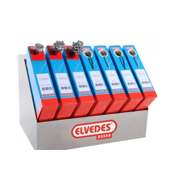 Фото Дислей BOXER ELVEDES для тросов и оплеток: 3 коробки с тросами, 6427RVS-BOX, 6411RVS-BOX, 6427RVS-BOX, 6002