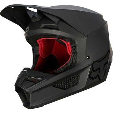 Велошлем Fox V1 Helmet, Matte Black, 2020, 27740-255