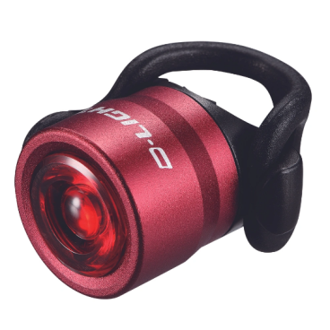 Фото Фонарь велосипедный D-LIGHT CG-212R-Red, задний, габаритный, корпус алюминий, красный, 3086