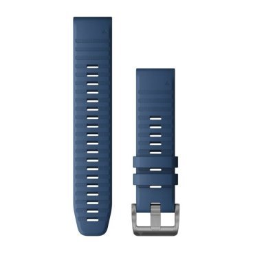 Ремешок сменный для смарт-часов Garmin QuickFit, Silicone Band, 22 мм, Captain Blue, 010-12863-21