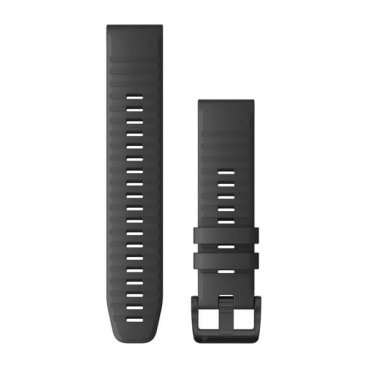 Ремешок для смарт-часов Garmin QuickFit Silicone Band, для fenix 6 solar, 22 mm, Slate Gray, 010-12863-22