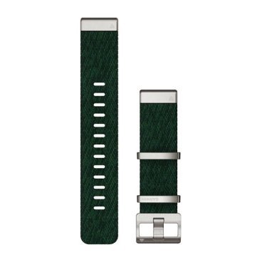 Фото Ремешок для смарт-часов Garmin QuickFit Watch Bands, 22 мм, Jacquard-weave Nylon Band, Pine Green,  010-13008-00