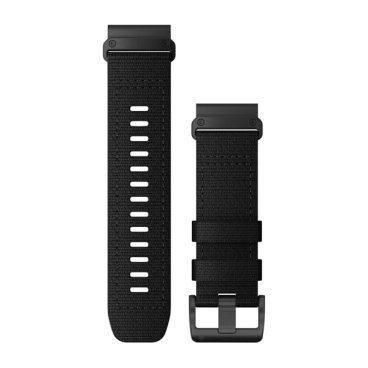 Фото Ремешок сменный для смарт-часов и GPS Garmin QuickFit Watch Bands, Nylon, 26  мм, Tactical Black, 010-13010-00