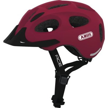 Шлем велосипедный ABUS Youn-I-Ace, cherry red, 2021, 05-0072616