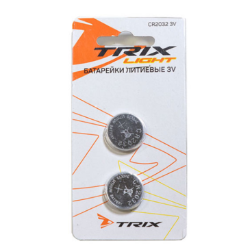 Батарейки TRIX, для фар/фонарей, 2 штуки в комплекте, СR2032