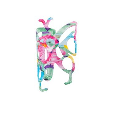 Флягодержатель велосипедный M-Wave, алюминий, дизайн бабочка, разноцветный, 6-14818