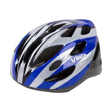 Велошлем Vinca Sport, бело-синий, VSH 23 azuro