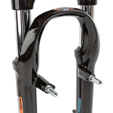Вилка велосипедная Rst capa Т, 20"х1", пружинно-эластомерная, V+D, черная, 1-0000
