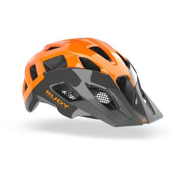 Фото Шлем велосипедный Rudy Project CROSSWAY, Lead/Orange Fluo Shiny, HL760052