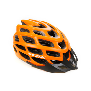 Шлем велосипедный TRIX, кросс-кантри, 35 отверстий, оранжевый матовый, PNY41(M)ORANGE