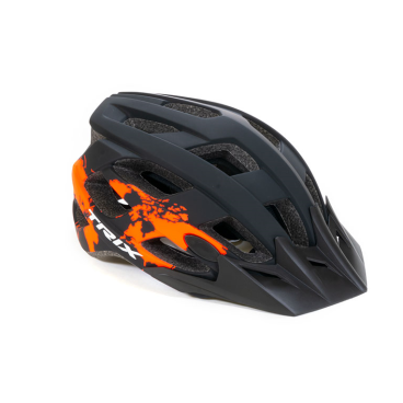 Фото Шлем велосипедный TRIX, кросс-кантри, красно-черный матовый, PNY24(L)BL-NE-RED