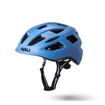 Велошлем KALI CENTRAL, URBAN/CITY/MTB, с фонариком, 19 отверстий, матовый синий, 02-50521136