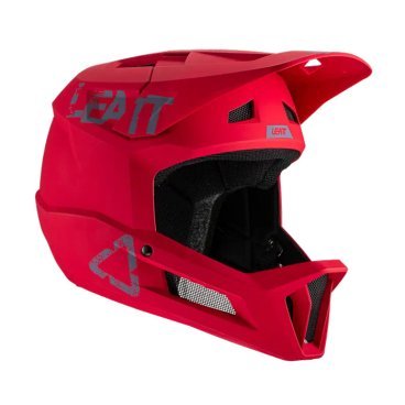 Фото Велошлем Leatt MTB 1.0 DH Junior Helmet, подростковый, Chilli, 2021, 1021000760