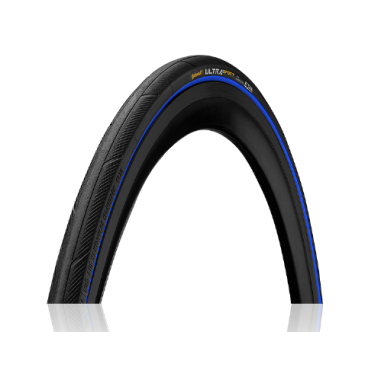 Фото Покрышка велосипедная Continental ULTRA SPORT III, 700х23, черный/синий, 0150452
