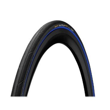 Велопокрышка Continental Ultra Sport III, 700 x 25C, складная, PureGrip Compound, 3/180 TPI, черно-синий, 150461
