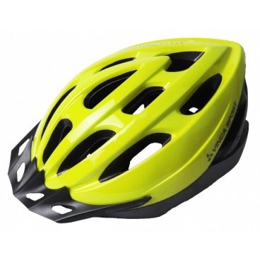 Фото Шлем велосипедный Vinca Sport VSH 23, взрослый, индивидуальная упаковка, лайм, VSH 23 full lime (M-L)