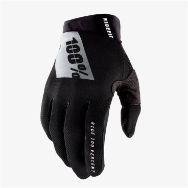 Велоперчатки 100% Ridefit Glove, Black, 2021, 10014-001-12