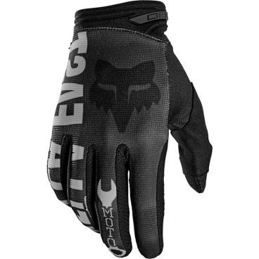Велоперчатки Fox 180 Illmatik Glove, Black/Grey, 2021, 25798-014-L