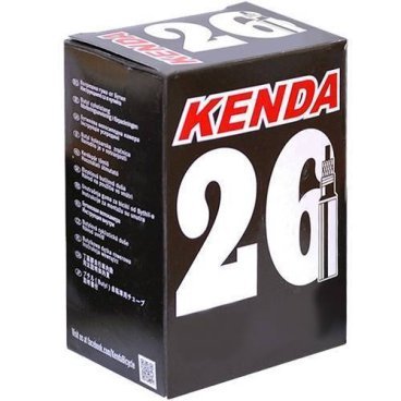 Фото Камера велосипедная KENDA, 26''x2.125-2.35, Extreme 0,87 мм, f/v-48 мм, черный, 511228