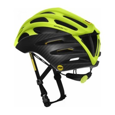 Шлем велосипедный MAVIC KSYRIUM PRO MIPS, жёлтый/чёрный, 2021