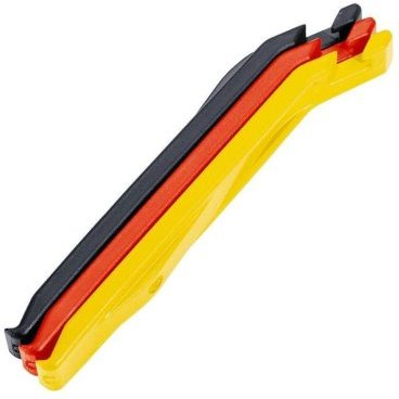 Фото Монтажки велосипедные BBB tire levers EasyLift, комплект 3 pcs, black/red/yellow, 2020, BTL-81