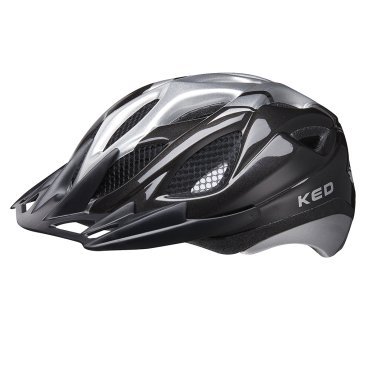 Велошлем KED Tronus Black Silver 2020, 11213270056