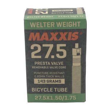 Фото Камера велосипедная Maxxis Welter Weight, 27.5x1.50/1.75, 0.8 мм, велониппенль 48 мм RVC, IB75081700