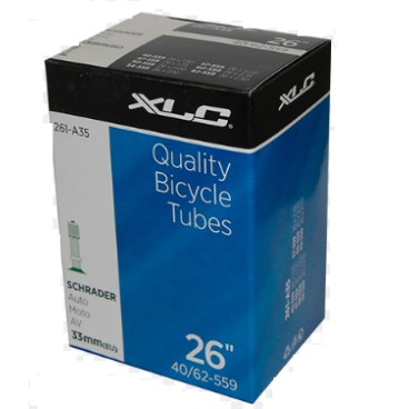 Фото Камера велосипедная XLC Inner tube, 26" x1.5/2.5, 33 мм, 2508262200