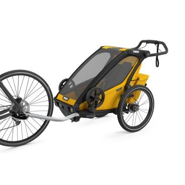 Велоприцеп Thule Chariot Sport1, детский, одноместный, Spectra Yellow, 10201022
