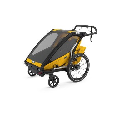 Велоприцеп Thule Chariot Sport2, детский, двухместный, Spectra Yellow, 10201024