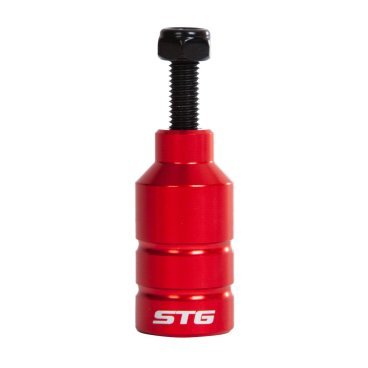 Пеги STG для трюкового самоката с осью, 22.2 мм, алюминий, красный, Х103634