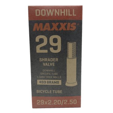 Велокамера Maxxis Downhill, 29X2.2/2.5, SV автониппель, толщина 1.5 мм, 2021, EIB00097400