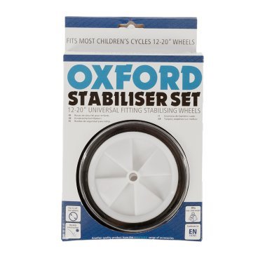 Приставные колёса OXFORD Split Pin Stabiliser Set, 12"-20", серебряный, ST951
