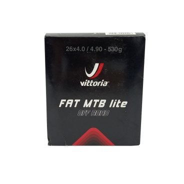Камера велосипедная VITTORIA Fat MTB Lite, 26x4.0/4.90, FV presta 48 mm, 1Z1.2I6.F4.FF.111BX