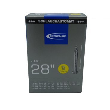 Велокамера Schwalbe SV15 extra long, 28"(700С)/27"x0.75-1.10, 18/23-622/630, Presta 60mm, 10427163.01
