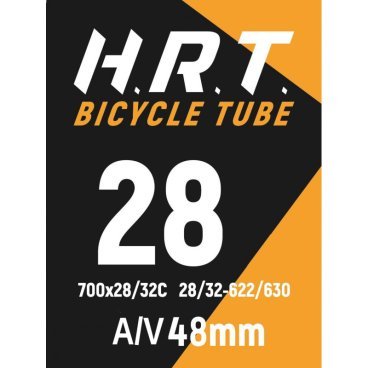 Камера велосипедная H.R.T., 28"/700, 28/32х622/630, автониппель 48 мм, 00-010044
