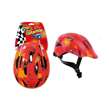 Шлем велосипедный TRIX Champion, детский, кросс-кантри, 11 отверстий, красный, HLTX10SCH