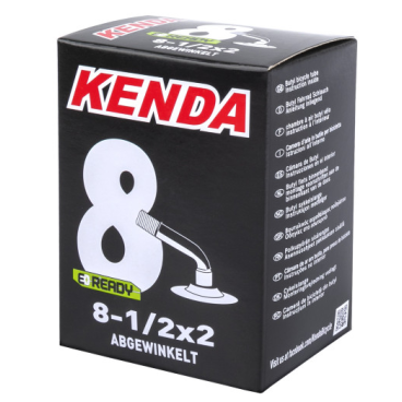 Камера велосипедная KENDA 8,5" 2,00 (49-225), автониппель, изогнутость 45`, 5-511808