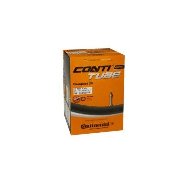 Камера велосипедная Continental Compact 20, 20x1.75-2.0", автониппель 34 mm, 01812110000