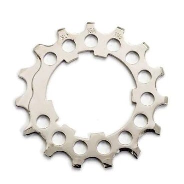 Фото Звезда велосипедная SHIMANO, задняя, 15 зубов, для кассеты CS-5800 11-28, 12-25, серебристый, Y1PJ15000