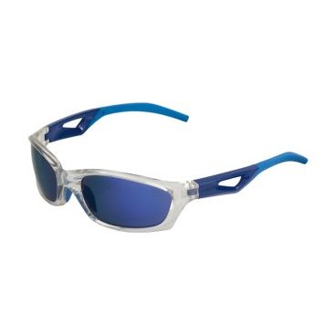 Фото Очки велосипедные XLC Sunglasses Saint-Denice SG-C14, Frame grey, lenses blue mirro coated, 2500158030