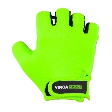 Перчатки велосипедные Vinca Sport VG 985, детские, зеленый