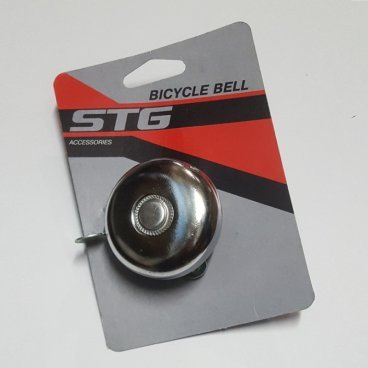 Звонок велосипедный Bike Parts, сталь, серебристый, Х8417