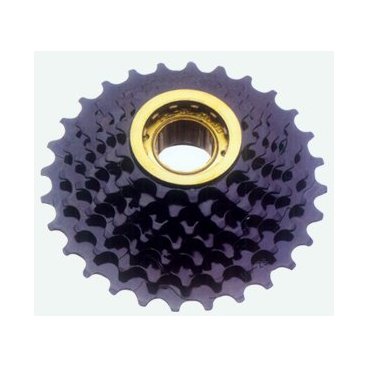 Фото Трещотка велосипедная Tri-DIAMOND, индексная, 7 скоростей, 14-28Т, черный, FW 7SI black